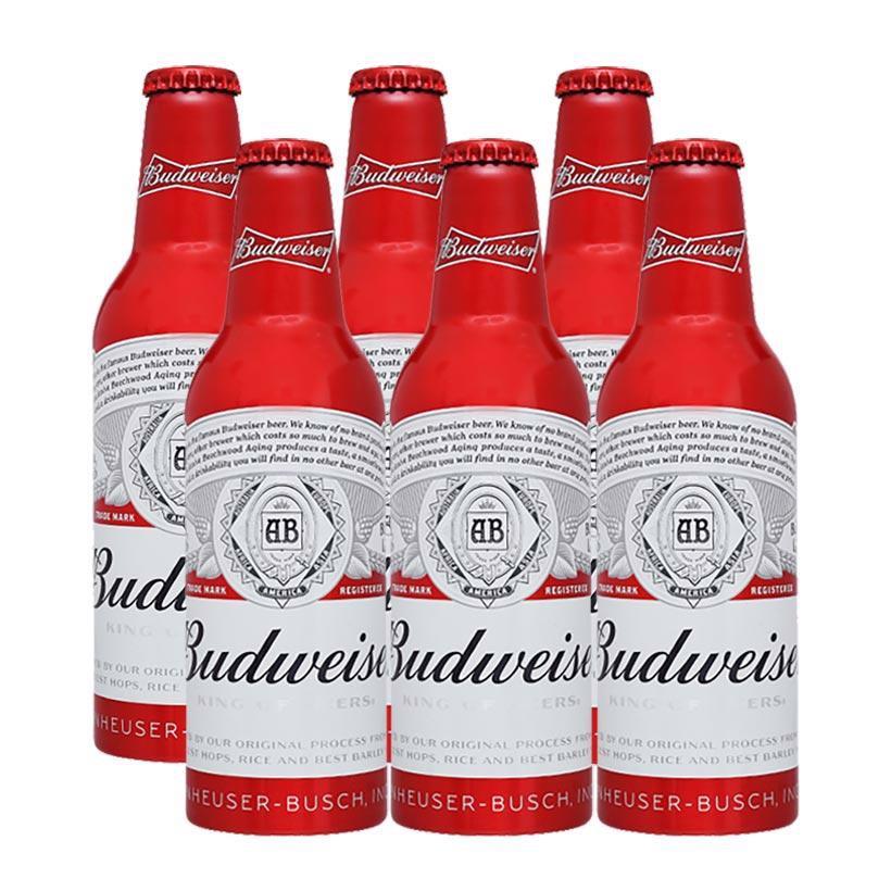 Thùng 24 chai bia Budweiser Aluminium 355ml