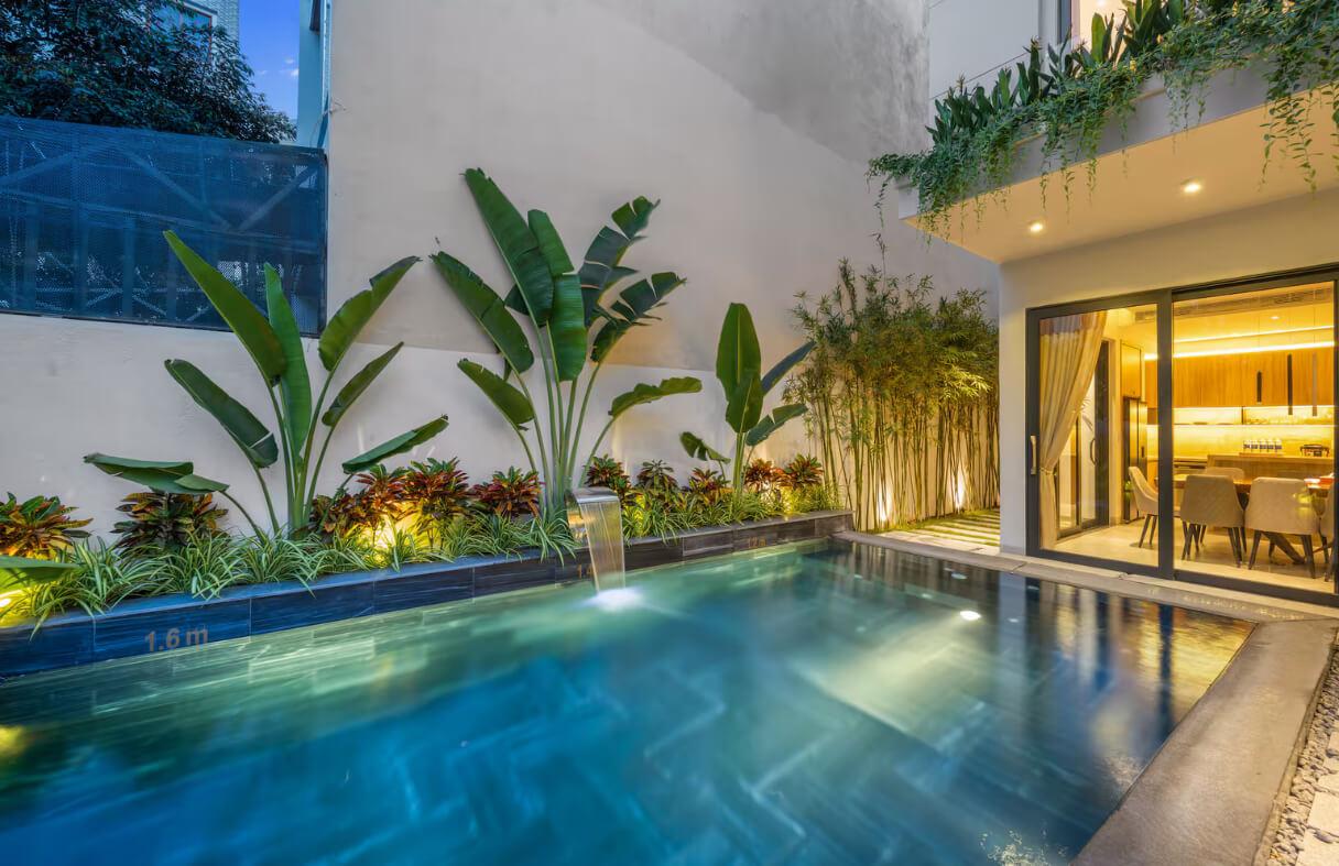 Spacious private pool villa in Da Nang ideal for groups and BBQ nights