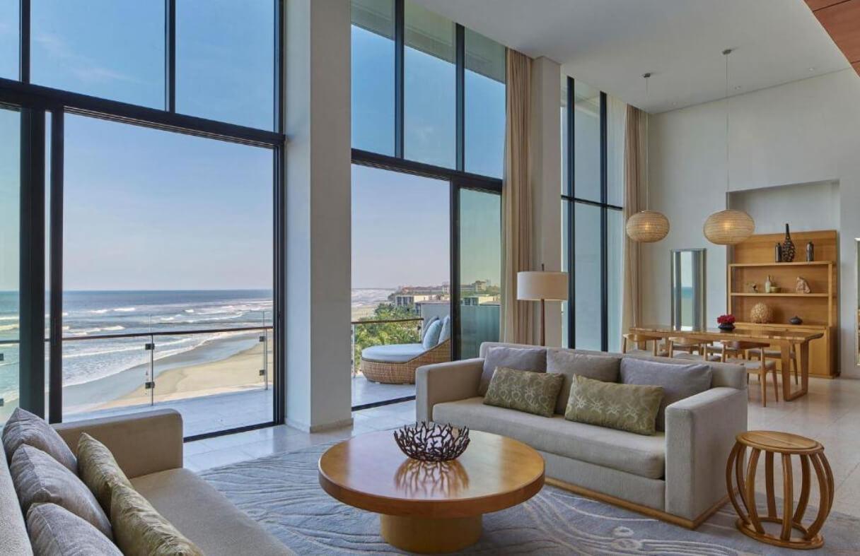 Oceanfront villa at Hyatt Regency Villas Da Nang with open coastal design