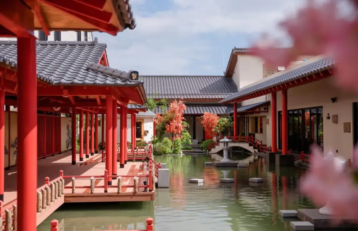 Khu tắm Onsen chuẩn Nhật tại Mikazuki Japanese Resorts & Spa