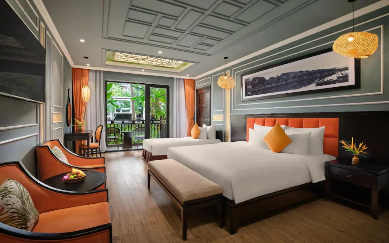 Bel Marina Hoi An Resort Deluxe Balcony Pool View