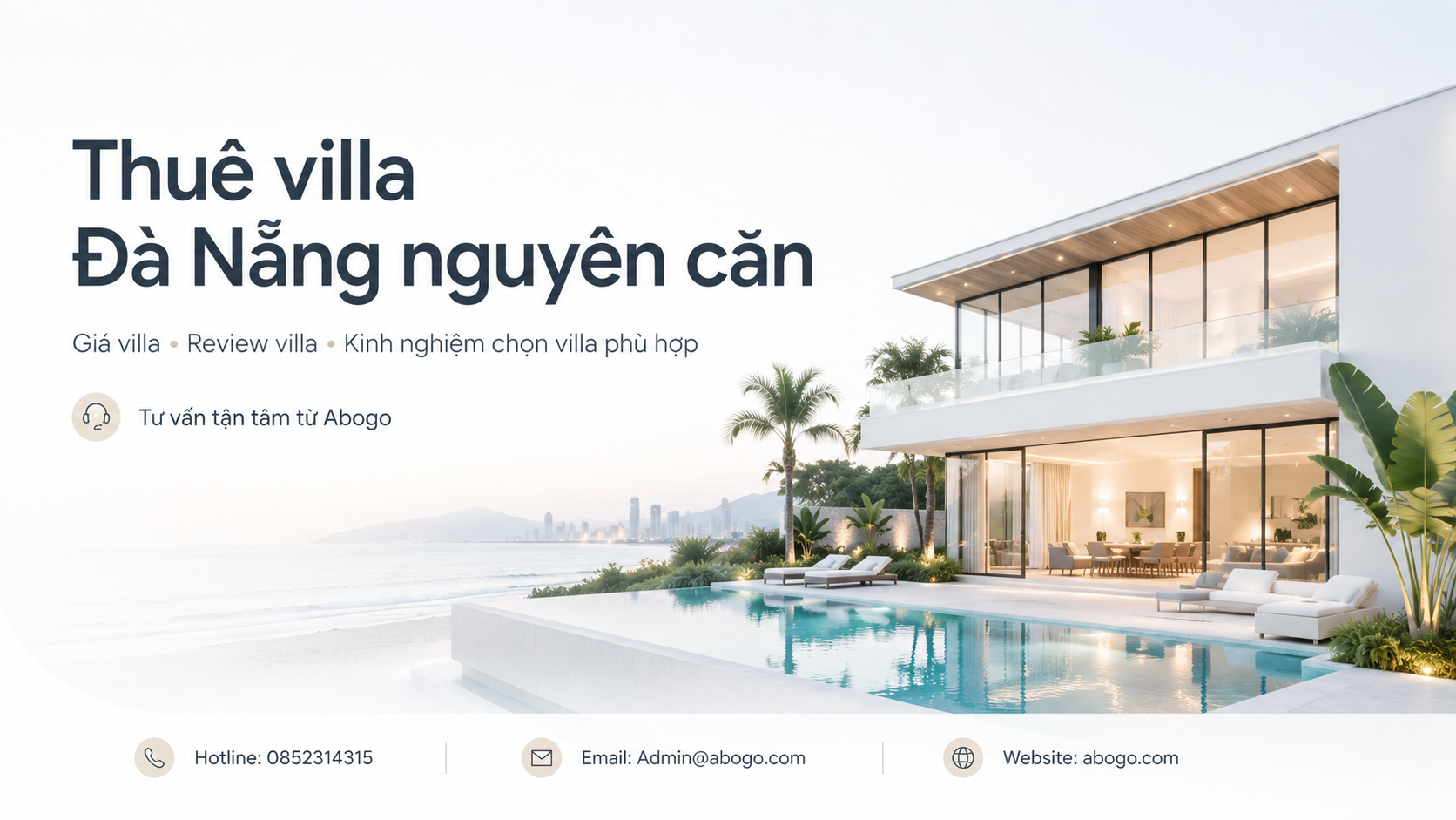 Thuê villa Đà Nẵng nguyên căn: Bảng giá, kinh nghiệm chọn villa và review thực tế từ Abogo