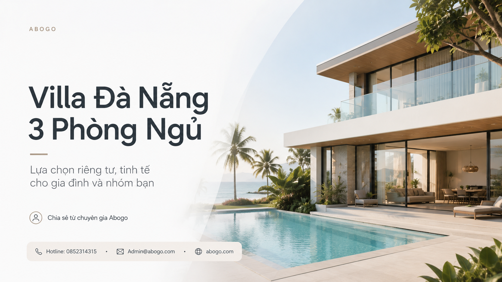 Villa Đà Nẵng 3 phòng ngủ: lựa chọn vừa đủ riêng tư, vừa đủ ấm áp cho kỳ nghỉ trọn vẹn