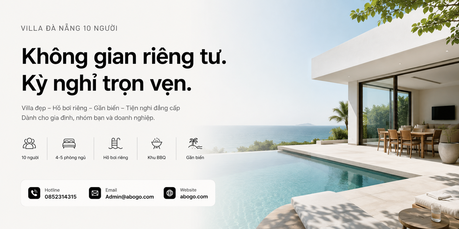 Villa Đà Nẵng 10 Người – Không Gian Riêng Tư Cho Những Kỳ Nghỉ Trọn Vẹn