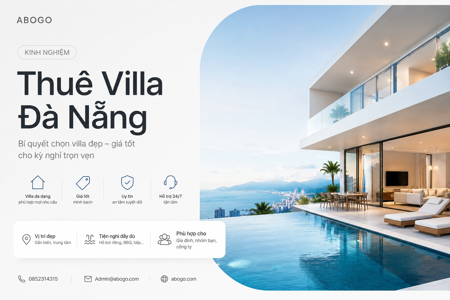 Kinh Nghiệm Thuê Villa Đà Nẵng Từ A-Z – Bí Quyết Chọn Villa Đẹp, Giá Tốt Và Tránh Mọi Rủi Ro