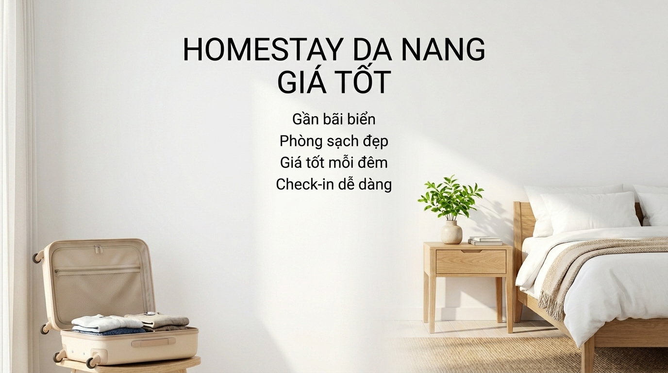 Homestay Đà Nẵng giá rẻ: Kinh nghiệm chọn chỗ ở đẹp, sạch, gần biển và tiết kiệm cùng Abogo