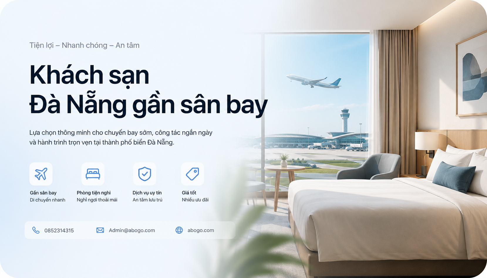 Khách Sạn Đà Nẵng Gần Sân Bay – Review, Giá Phòng Và Kinh Nghiệm Đặt Phòng Tiện Lợi Từ Abogo