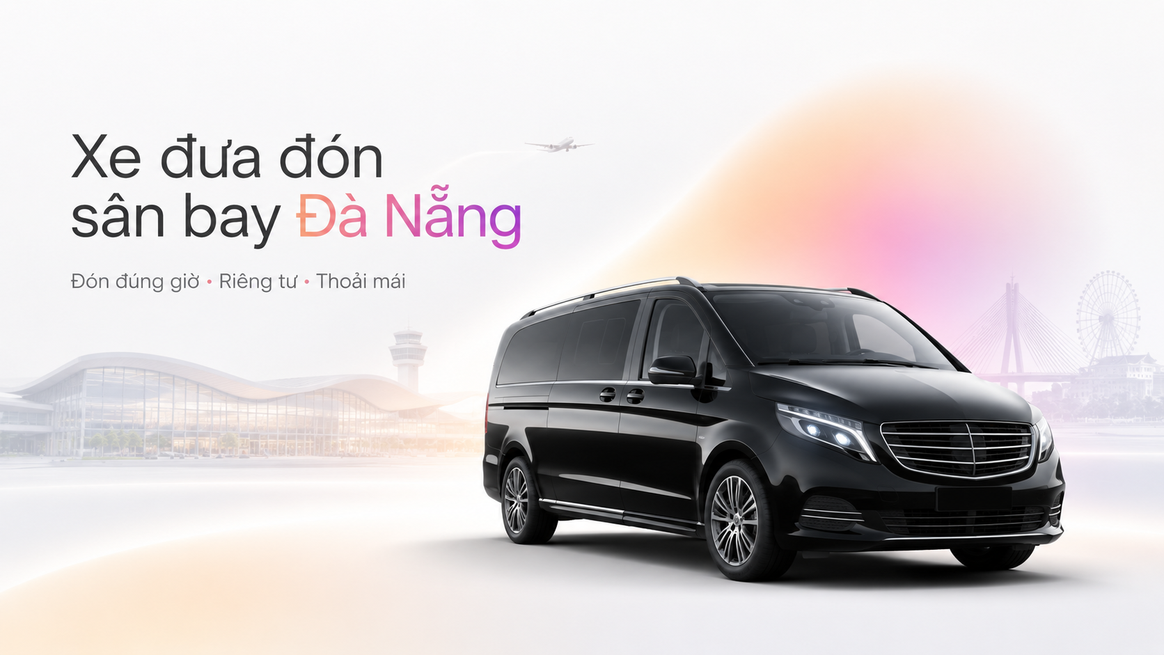 Xe đưa đón sân bay Đà Nẵng: Đặt xe riêng an tâm, đúng giờ, giá minh bạch cùng Abogo