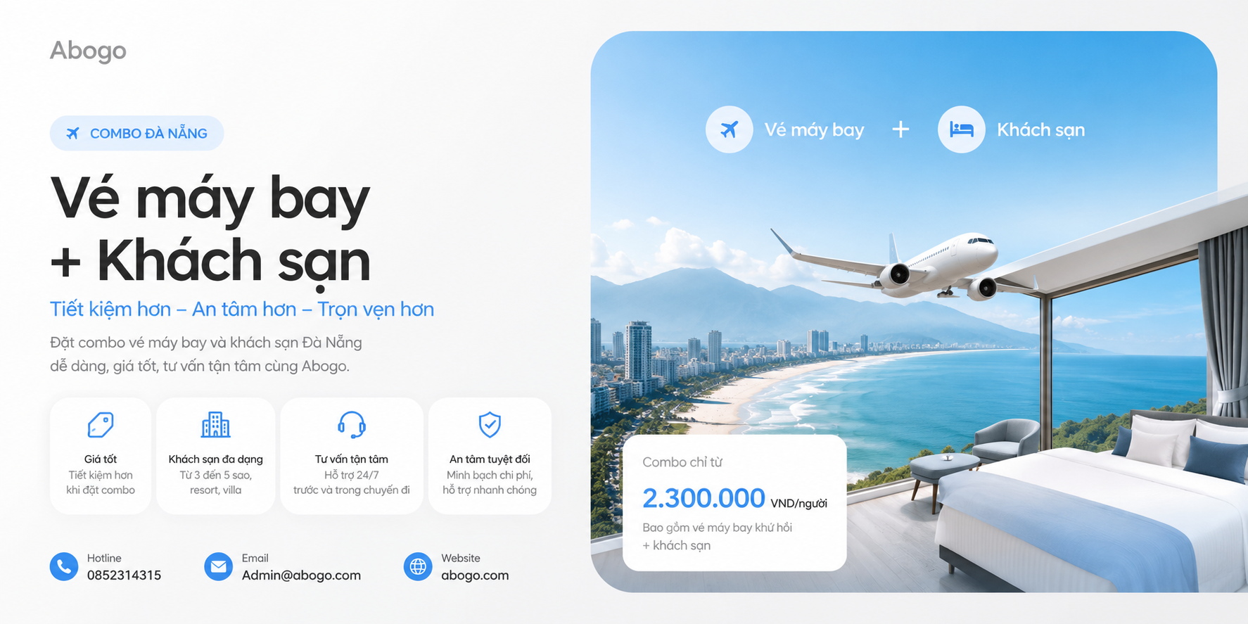 Combo Đà Nẵng Vé Máy Bay Khách Sạn – Giá, Review Và Kinh Nghiệm Đặt Trọn Gói Cùng Abogo