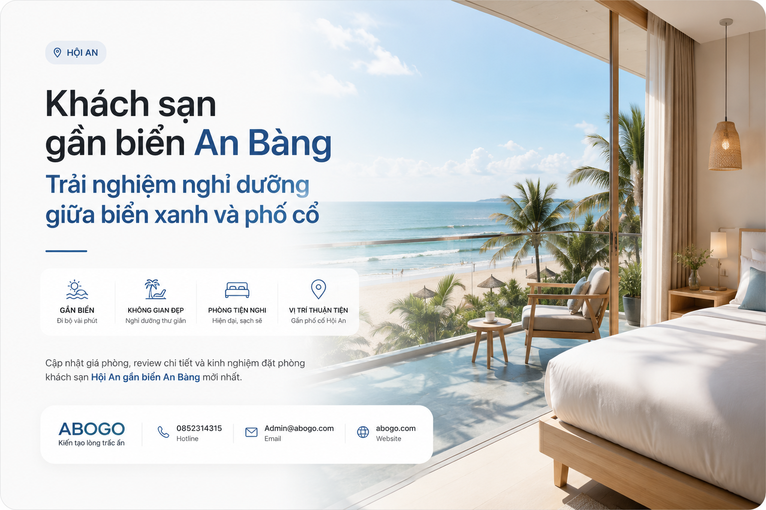 Khách Sạn Hội An Gần Biển An Bàng: Review, Giá Phòng Và Kinh Nghiệm Đặt Phòng Đáng Tin Cậy Từ Abogo