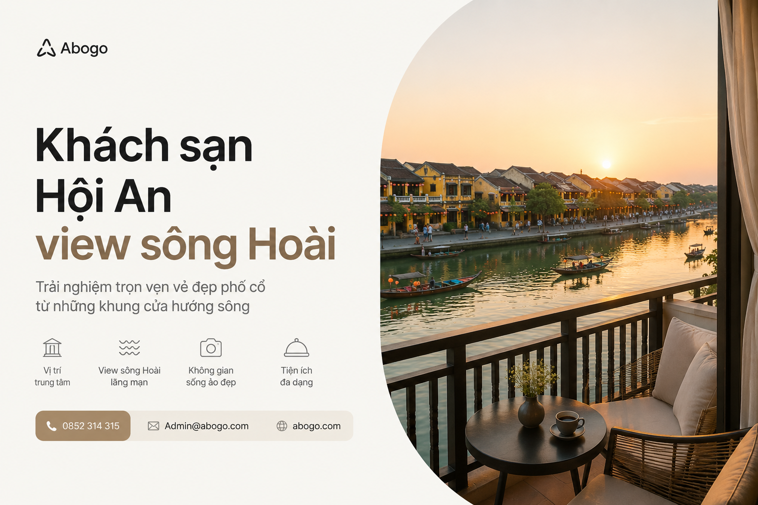Khách Sạn Hội An View Sông Hoài: Review, Bảng Giá Và Kinh Nghiệm Đặt Phòng Đẹp Cùng Abogo