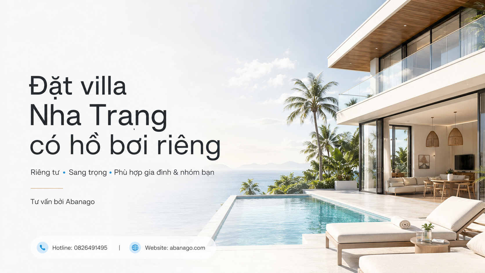 Đặt Villa Nha Trang Có Hồ Bơi Riêng – Kinh Nghiệm Chọn Villa Riêng Tư, Đẹp, Đáng Tiền Cùng Abanago
