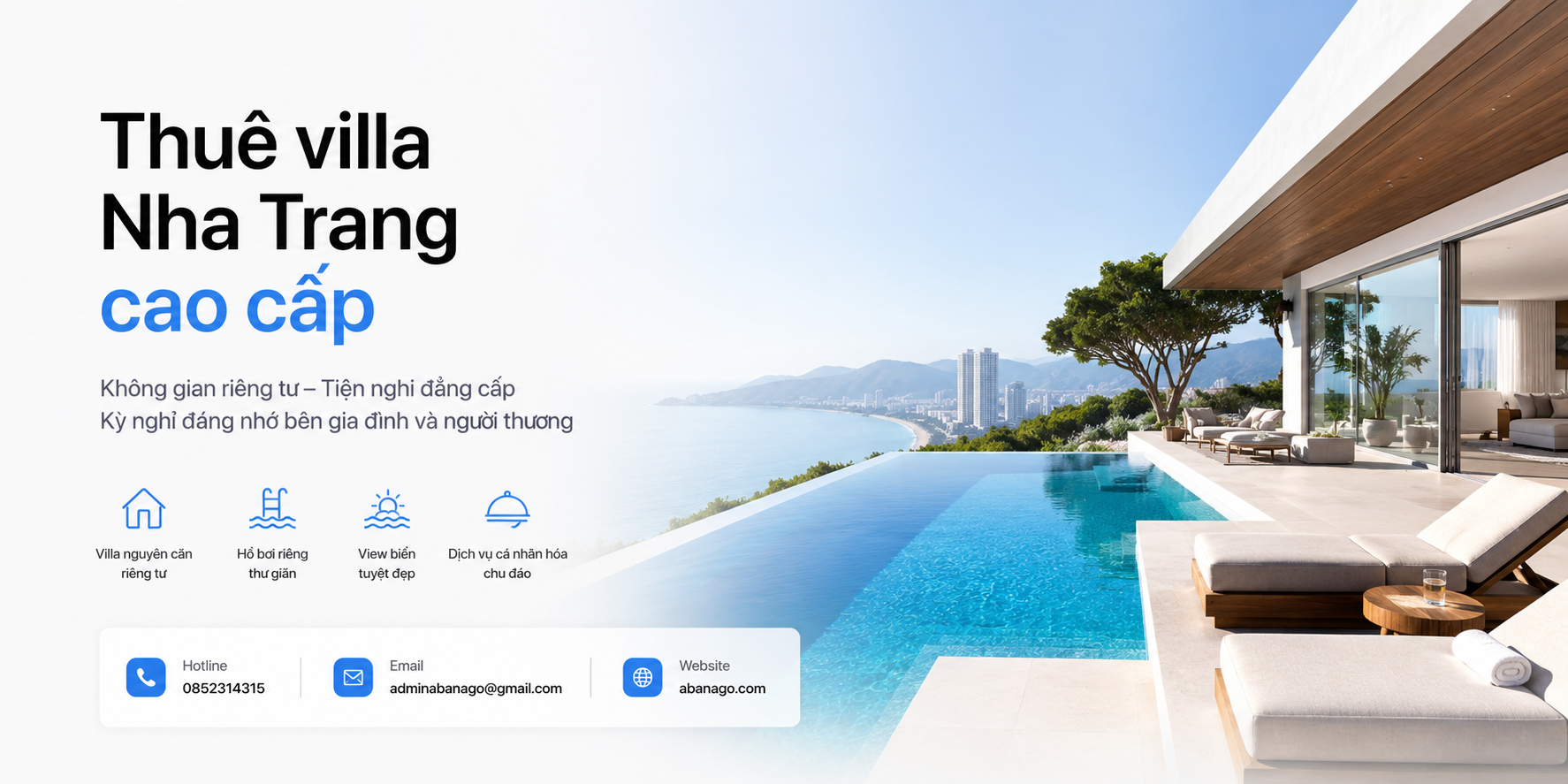 Thuê villa Nha Trang cao cấp: Cách chọn nơi nghỉ riêng tư, đẹp và xứng đáng cho kỳ nghỉ đáng nhớ