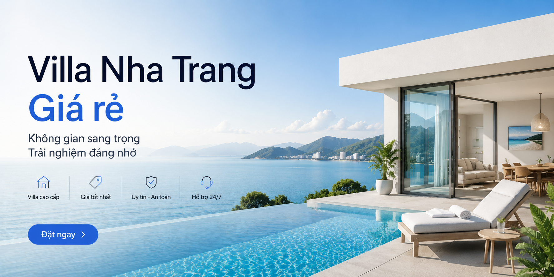 Đặt villa Nha Trang giá rẻ: Kinh nghiệm chọn villa đẹp, đúng nhu cầu và tiết kiệm cùng Abogo
