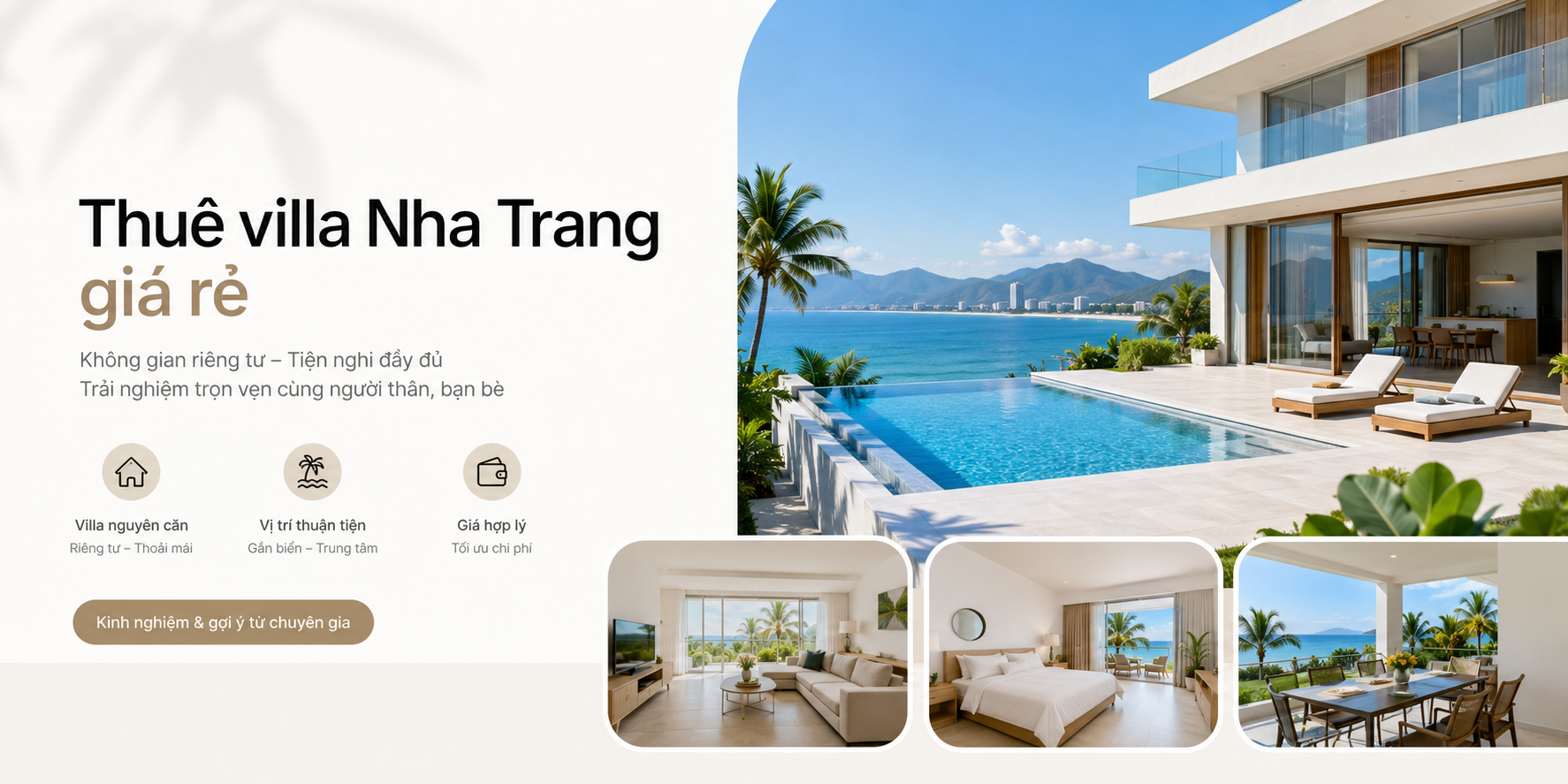 Thuê villa Nha Trang giá rẻ: Kinh nghiệm chọn villa đẹp, riêng tư và đúng ngân sách từ Abogo