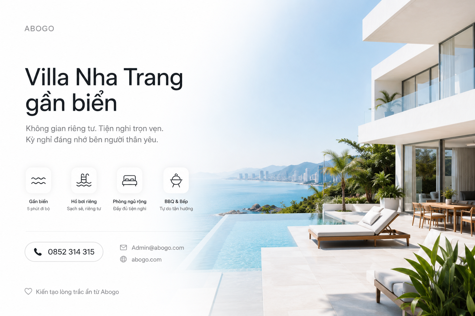 Villa Nha Trang gần biển: Kinh nghiệm chọn villa đẹp, giá tốt và đáng ở cho kỳ nghỉ trọn vẹn
