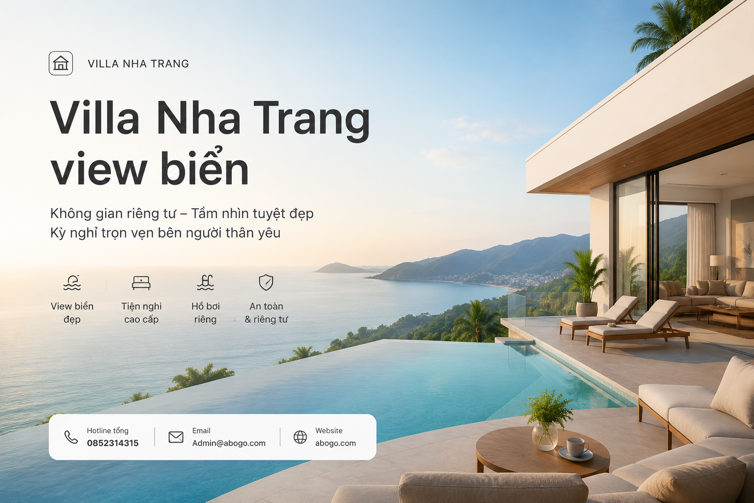 Villa Nha Trang View Biển: Kinh Nghiệm Chọn, Giá Thuê, Review Và Cách Đặt Villa Đẹp Cho Kỳ Nghỉ Trọn Vẹn