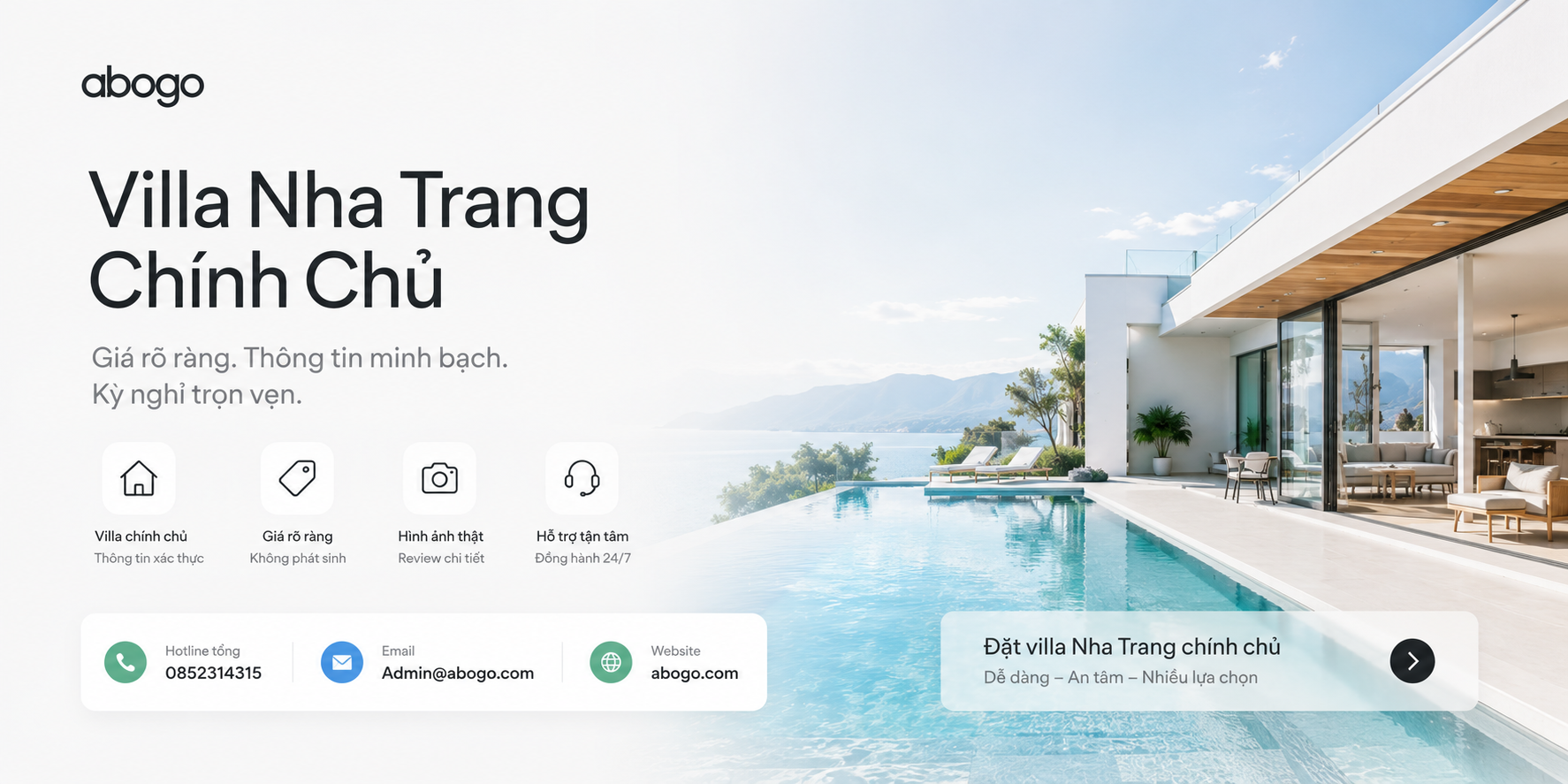 Villa Nha Trang Chính Chủ: Kinh Nghiệm Chọn, Review Giá Và Cách Đặt An Tâm Cùng Abogo
