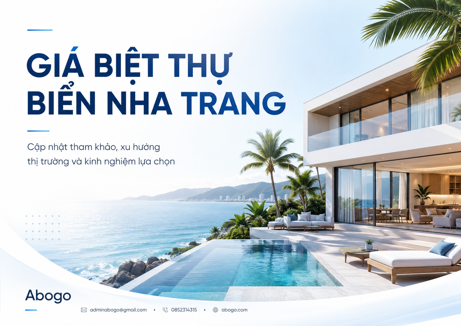 Giá biệt thự biển Nha Trang 2026: Cập nhật khoảng giá, khu vực đáng quan tâm và cách chọn đúng theo nhu cầu