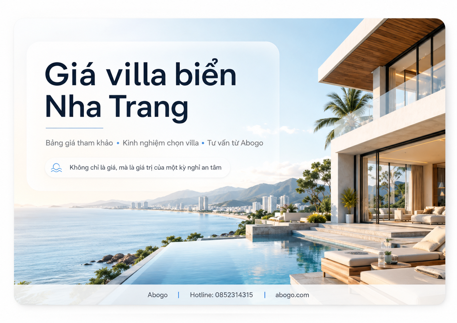 Giá villa biển Nha Trang: Bảng giá tham khảo, kinh nghiệm chọn villa và cách đặt an tâm cùng Abogo