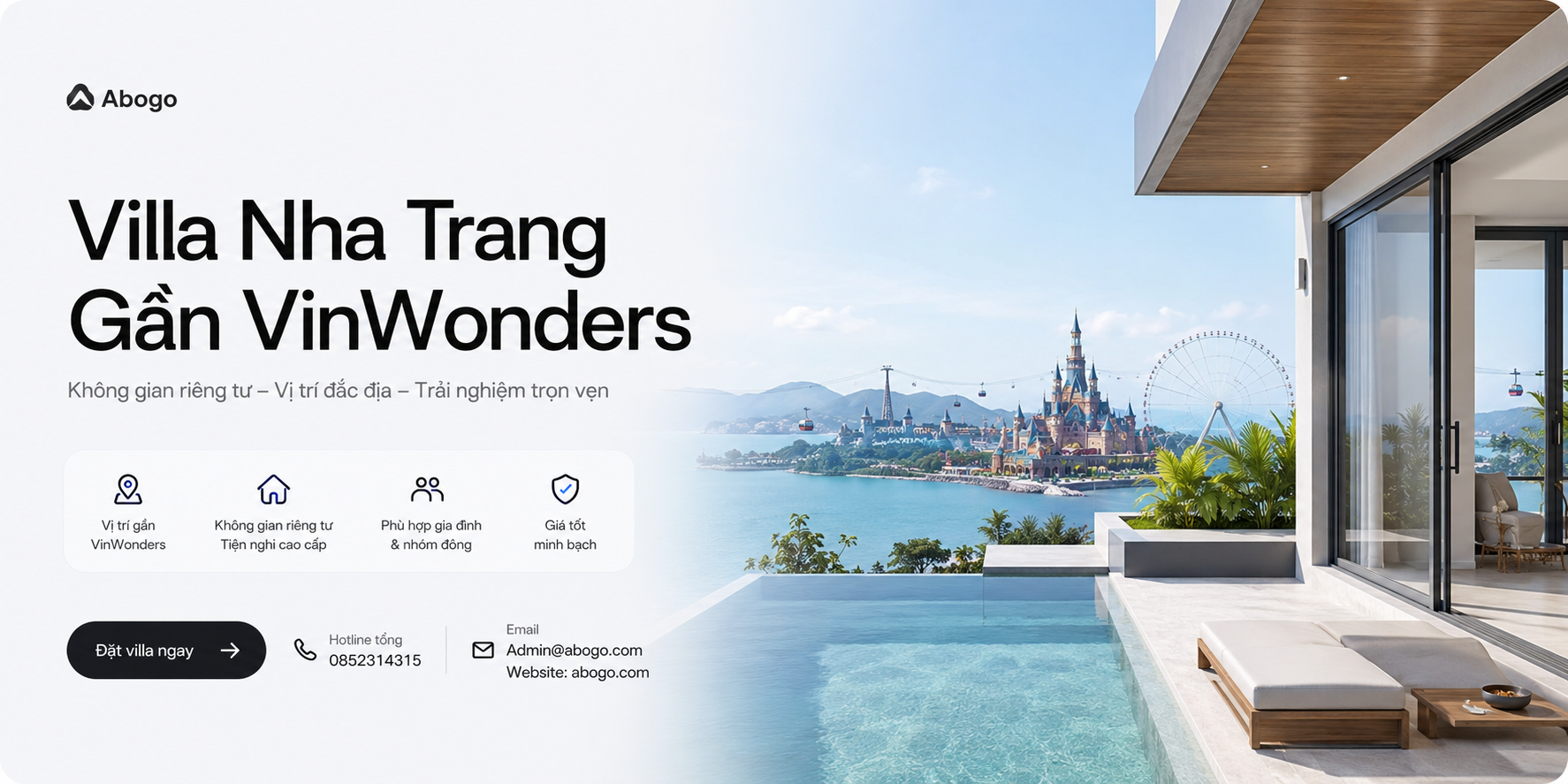 Giá villa Nha Trang gần VinWonders 2026: Bảng giá, review và kinh nghiệm đặt villa