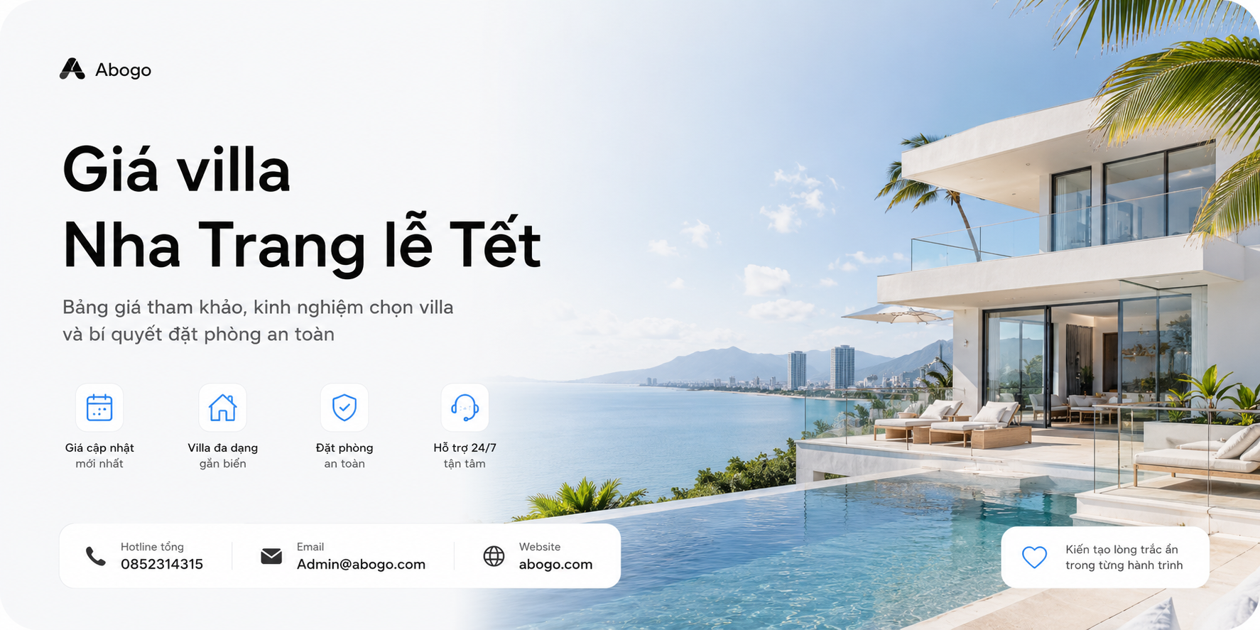 Giá villa Nha Trang lễ Tết: Bảng giá tham khảo, cách chọn và kinh nghiệm đặt villa