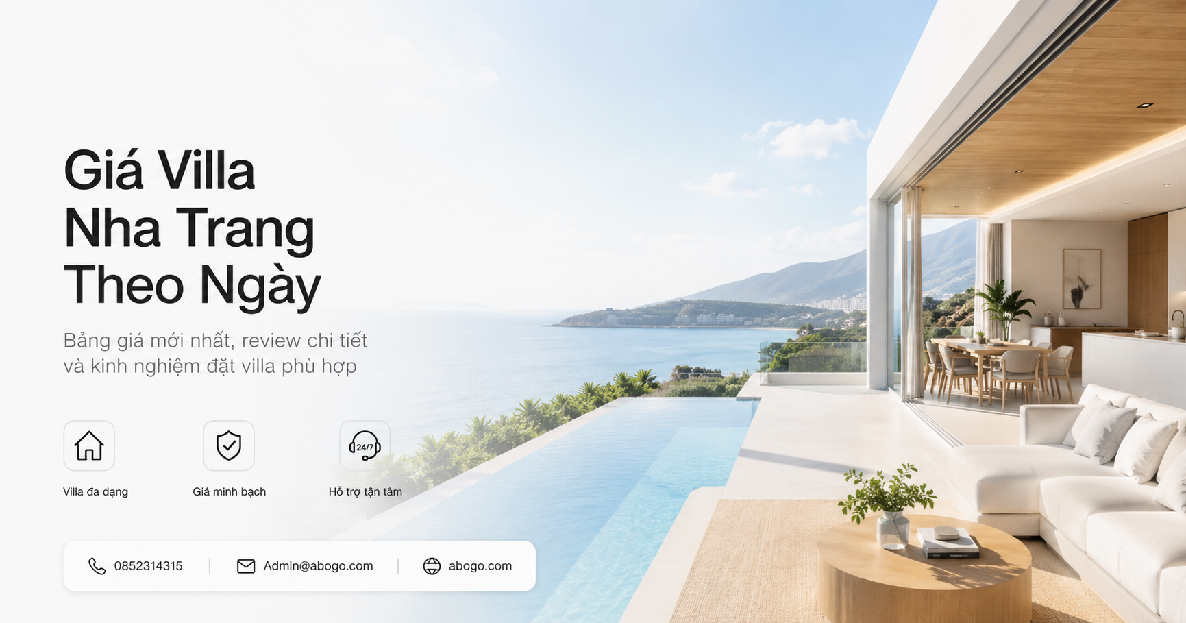 Giá Villa Nha Trang Theo Ngày: Bảng Giá, Kinh Nghiệm Và Cách Đặt Villa Phù Hợp
