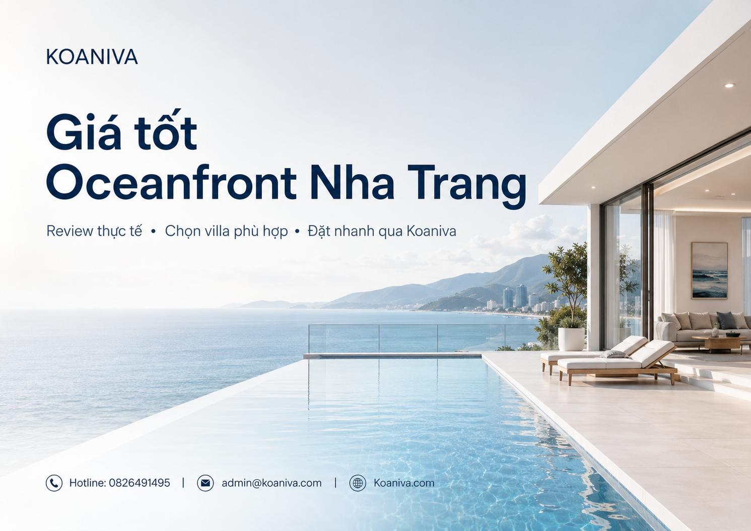 Giá tốt Oceanfront Nha Trang: Kinh nghiệm chọn villa đẹp, đúng nhu cầu và đặt phòng an tâm