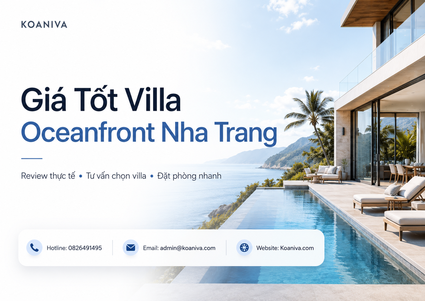 Giá Tốt Villa Oceanfront Nha Trang: Kinh Nghiệm Chọn Villa Đẹp, Đúng Nhu Cầu Và Đặt Phòng An Tâm