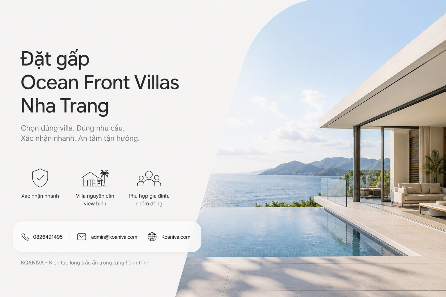 Đặt gấp Ocean Front Villas Nha Trang: Cách tìm và chốt villa nhanh, đúng nhu cầu