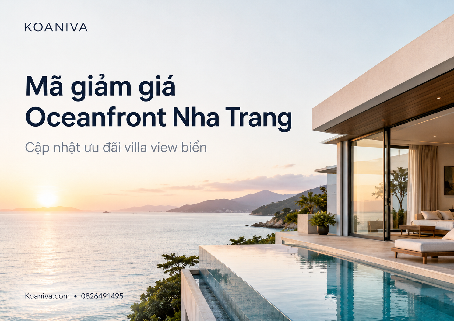 Mã giảm giá Oceanfront Nha Trang: Cách nhận ưu đãi thật khi đặt villa