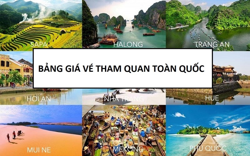 Bảng giá vé tham quan toàn quốc mới nhất năm 2025– Cập Nhật Mới Nhất ngày 24/9/2025