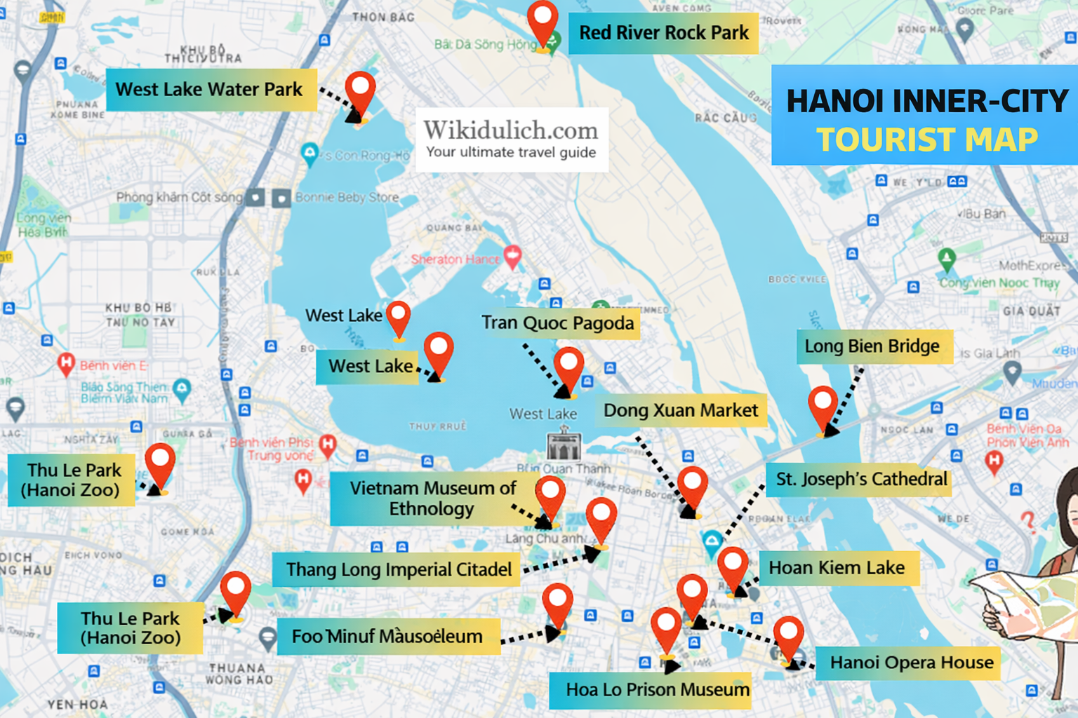 Updated Hanoi Tourism Map 2026 – The Latest Version Through STUNNING Images