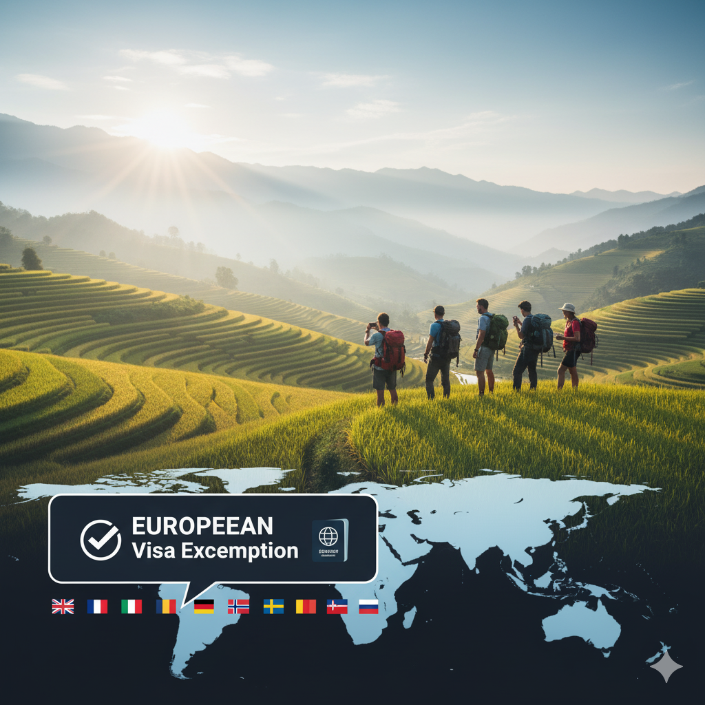 Tóm tắt sơ lược về yêu cầu Visa vào Việt Nam dành cho công dân các khu vực Châu Âu, Châu Á và Đông Nam Á tính đến năm 2025