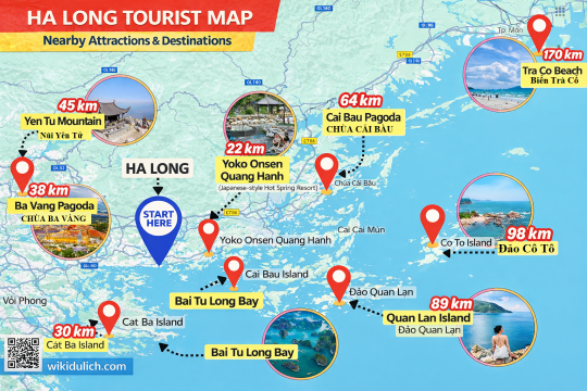 Detailed Quang Ninh Travel Map 2026