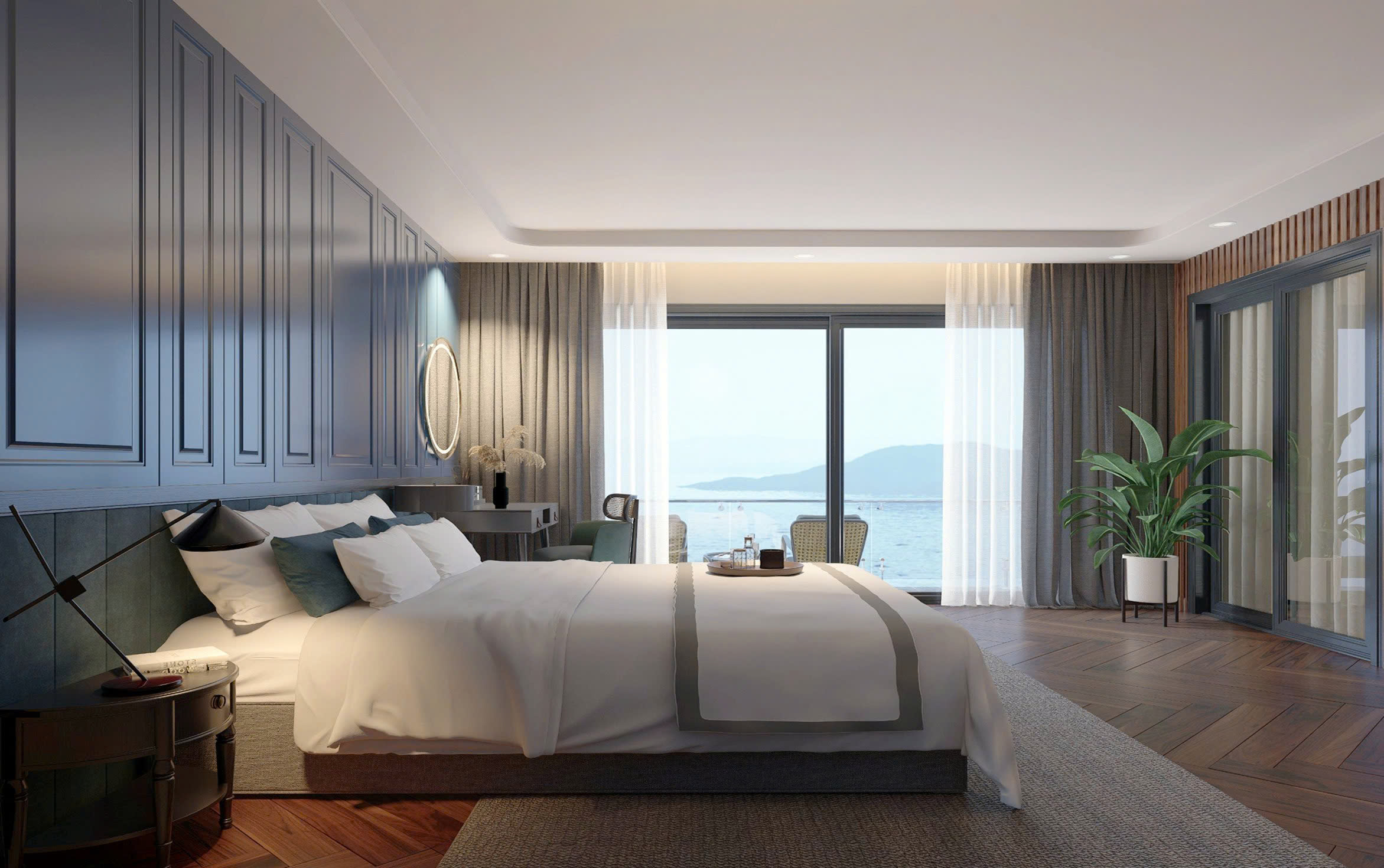 JUN SUITE ( ban công , bồn tắm , tầng 1) 8 cabin , 4 trip jun