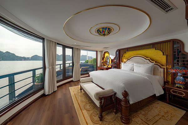Majestic 60m2 tầng 2 ban công lớn tầm nhìn toàn cảnh, bồn tắm, bồn sục ngoài trời, phòng xông đã muối số lượng 2 cb