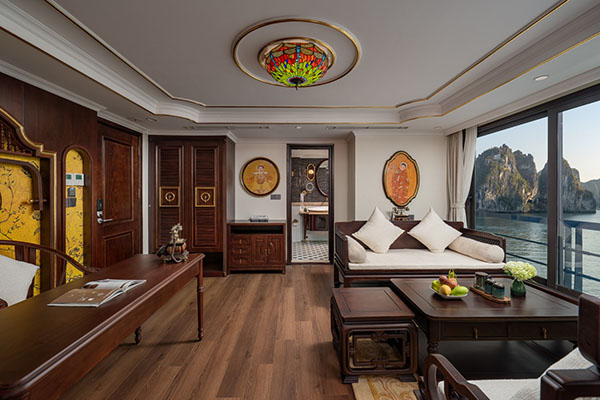 Majestic 60m2 tầng 2 ban công lớn tầm nhìn toàn cảnh, bồn tắm, bồn sục ngoài trời, phòng xông đã muối số lượng 2 cb