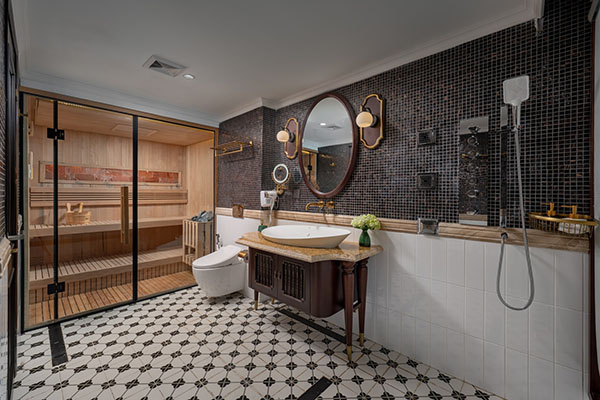 Majestic 60m2 tầng 2 ban công lớn tầm nhìn toàn cảnh, bồn tắm, bồn sục ngoài trời, phòng xông đã muối số lượng 2 cb