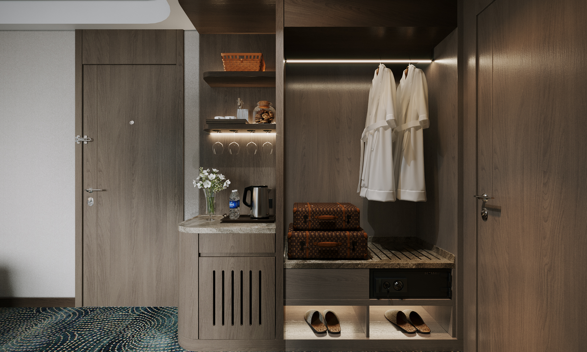 Ocean Deluxe 32m2 Tầng 1, 10 cabin, ban công,  bồn,  jacuzzi