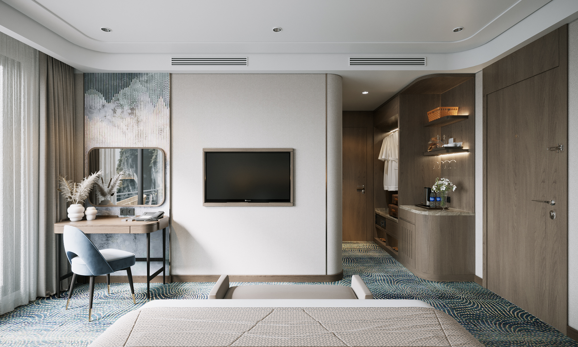 Ocean Junior 30m2 tầng 1 hoặc tầng 3 số lượng 3 cabin, ban công, ko bồn, ko jacuzzi