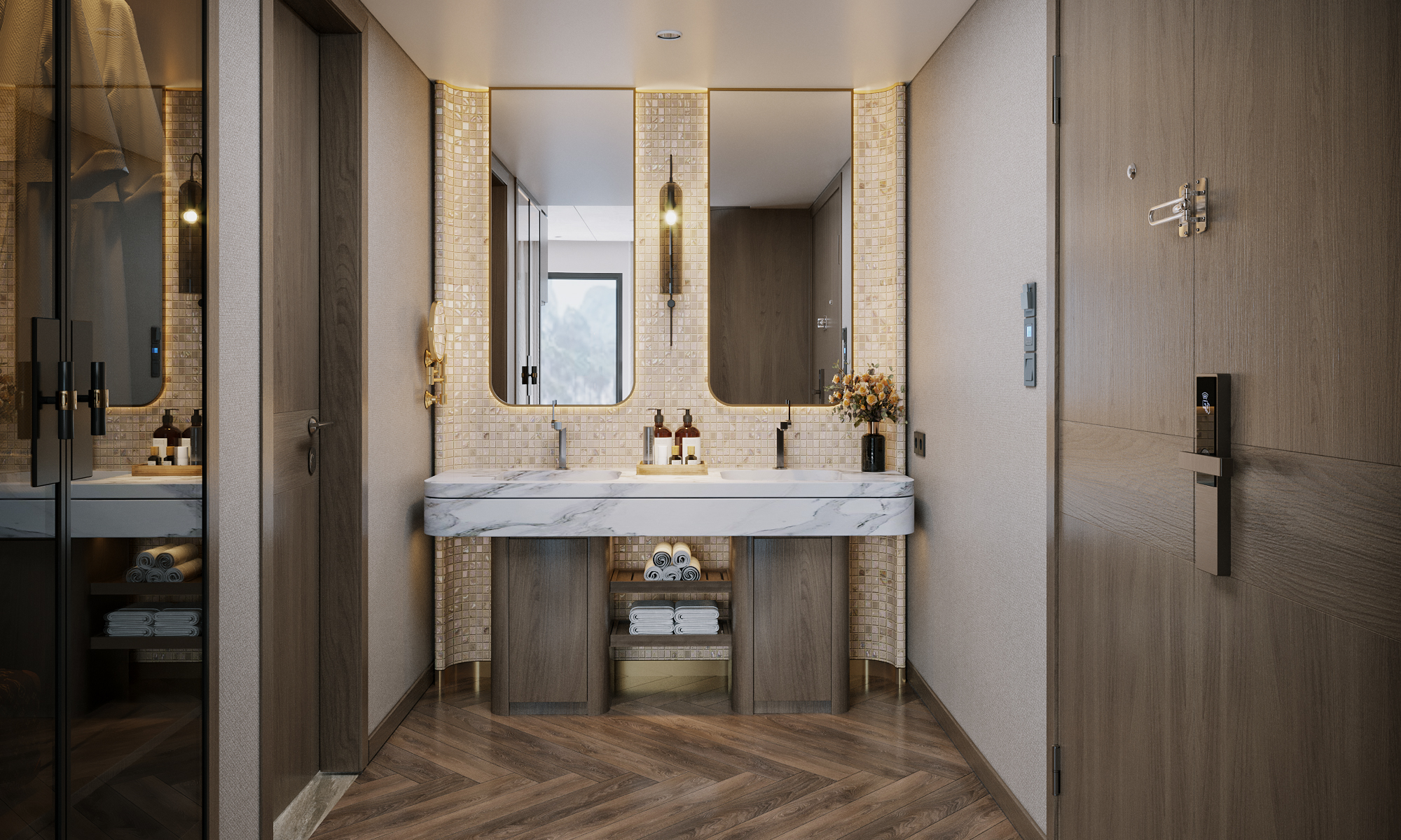 President Suite 126m2, tầng 3 , 1 cabin,1db, ban công,  bồn,  jacuzzi