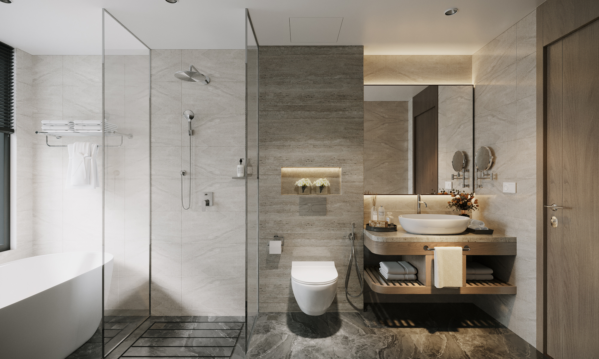 Legacy Suite 33m2, Vị trí tầng 2+3+4 số lượng 20 cabin. ban công,  bồn,  jacuzzi