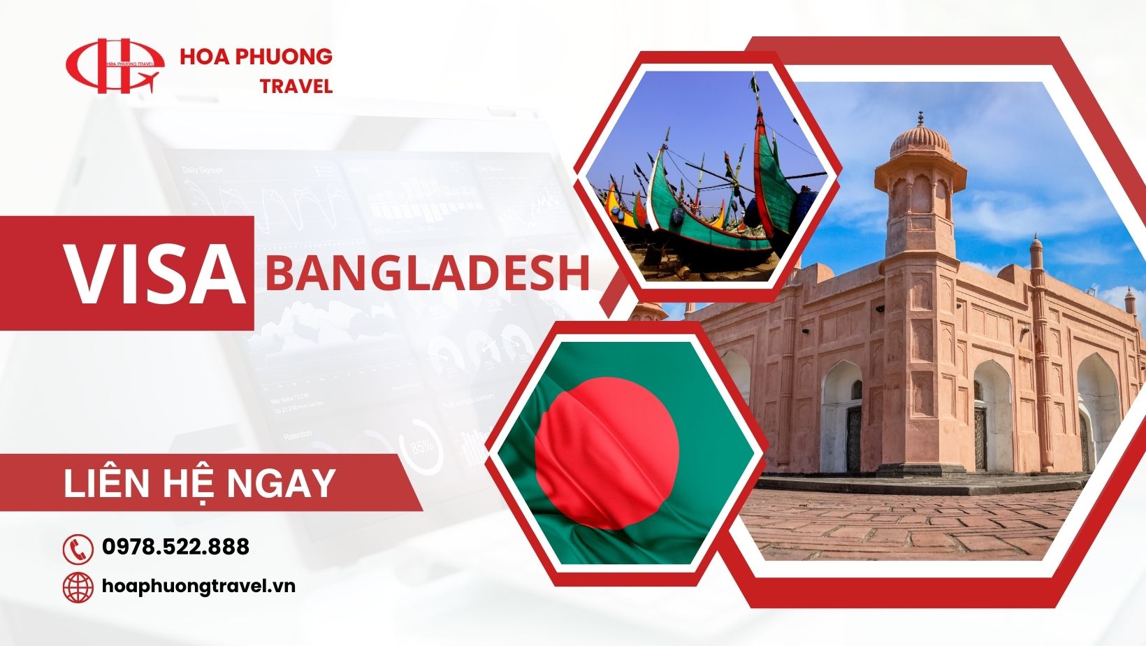 ĐIỂM NHẤN DỊCH VỤ LÀM VISA ĐI BANGLADESH CỦA DU LỊCH HOA PHƯỢNG