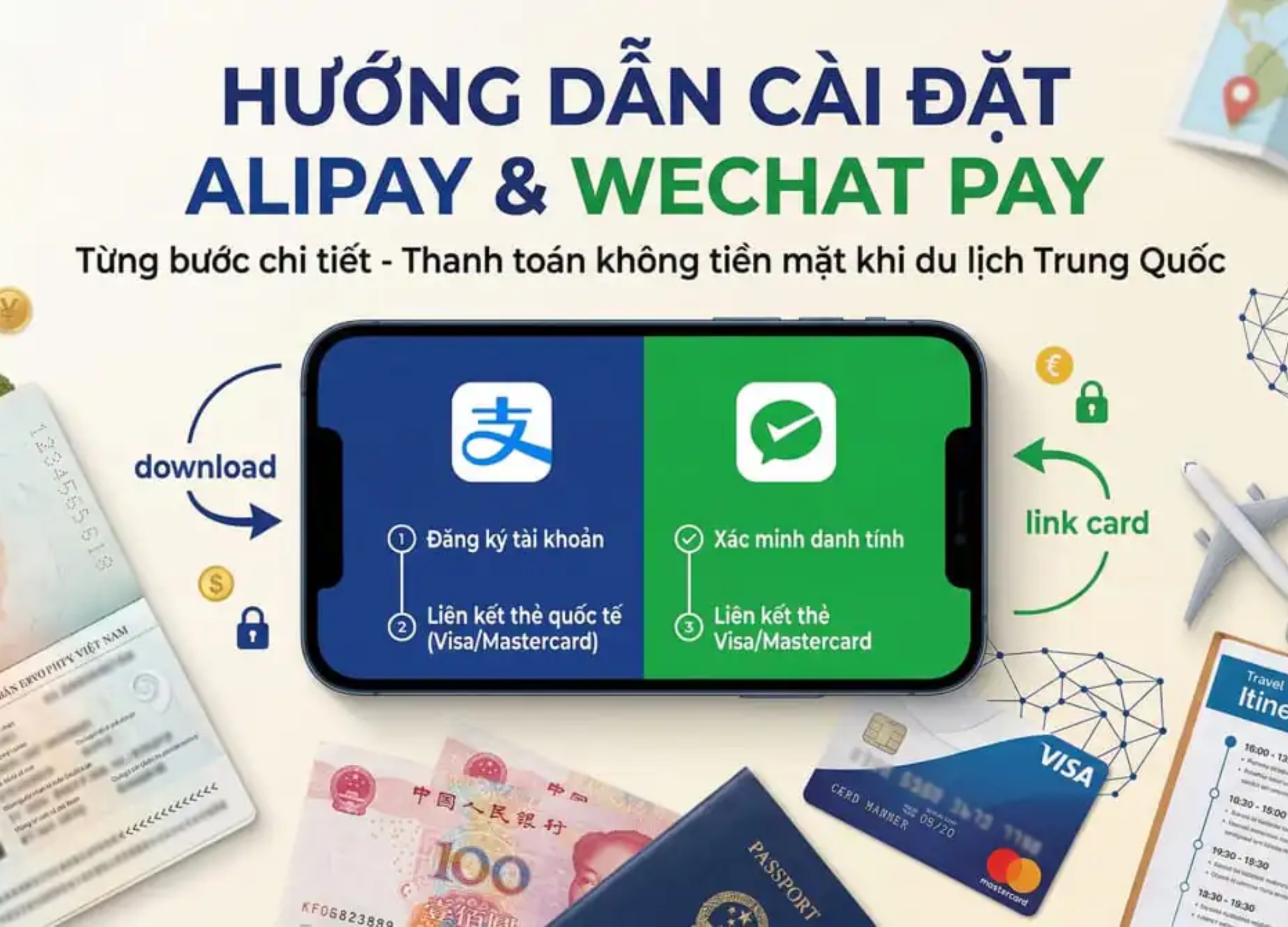 Hướng Dẫn Cách Dùng Alipay và WeChat Pay Ở Trung Quốc Cho Khách Việt 2026
