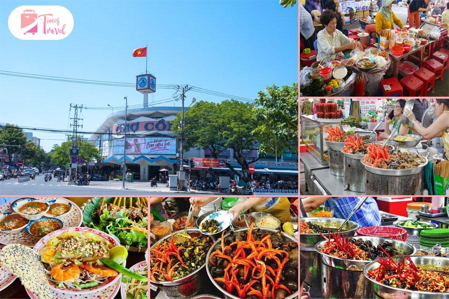 Chợ Cồn là địa điểm nên đến để thưởng thức các món ngon ở Đà Nẵng