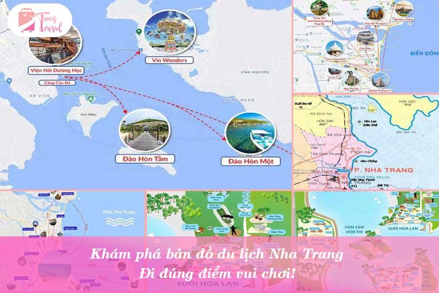 Khám phá bản đồ du lịch Nha Trang: Đi đúng điểm vui chơi!
