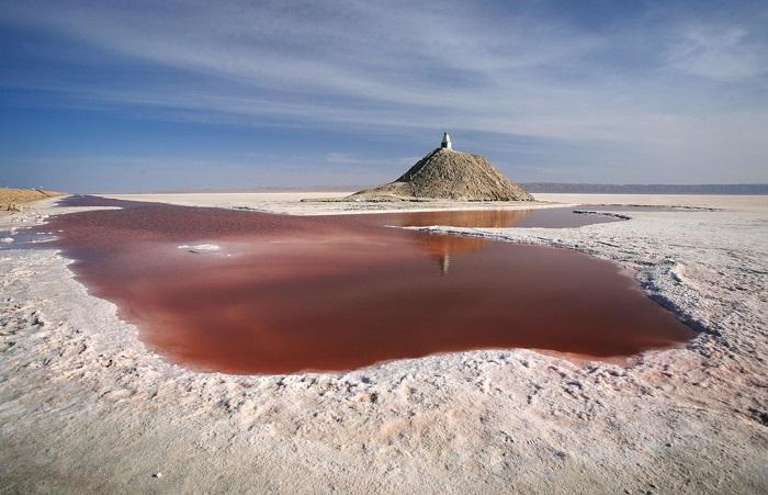 Rụng tim' trước vẻ đẹp siêu thực của hồ Chott El Jerid Tunisia