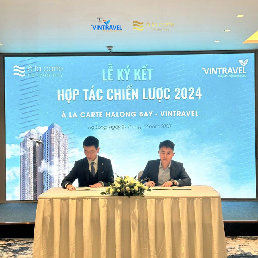 Vintravel ký commit cùng À la Carte Hạ Long Bay - Đẳng cấp song hành, xứng tầm quốc tế