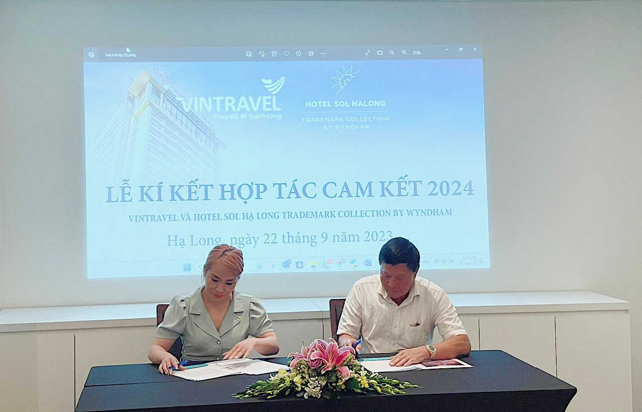 Vintravel ký commit 2024 cùng Hotel Soleil Hạ Long - Đẳng cấp song hành, nâng tầm dịch vụ